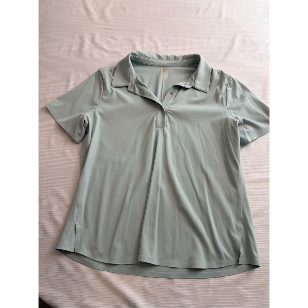 Rhone Ladies Green Court To Course UPF Polo Shirt Size Large